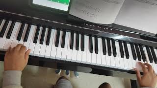 C major scale contrary motion two octave