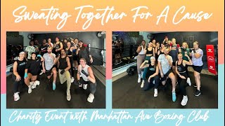 Sweating Together For A Cause x Manhattan Ave Boxing Club Charity Event