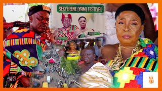 Beautiful Akan Culture Display As Ejurahene Climax Sekyerene Yam Festival With Grand Durbar…