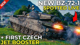 NEW BZ-72-1 SPOTTED🔴First Ever Czech Jet Booster Heavy | World of Tanks