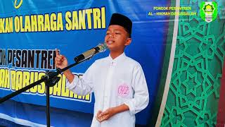 PIDATO SISWA MADRASAH TENTANG "KEUTAMAAN SHOLAT" || ARAFAH RAMADAN KELAS 8 MTs