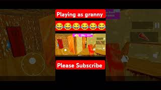 playing as granny 😂#viral #granny #shorts #gaming #gameplay