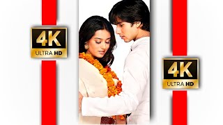 💕💕Mujhe Haq Hai 4k Status | Shahid Kapoor | Amrita Rao | Udit Narayan VIVAH 😘🥀💕 shorts