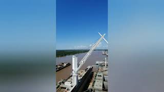 Shifting a FLOATING DOCK - vessel docked inside