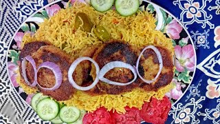 Jb Kuch samjh na aye aj kya pakayen|| pulao kabab best combo||meri apni recipe#homemadefood#cooking