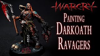 Painting the Darkoath Ravagers for Warhammer: Warcry - Red Harvest