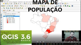 Como fazer mapa graduado (população) no Qgis