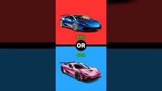 Supercar Showdown: Choose Your Ride! #3