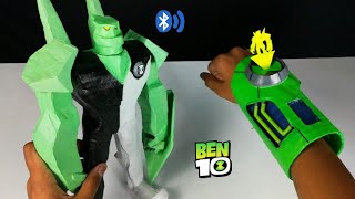 How to make Cardboard Diamondhead Action figure from Ben 10