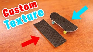 How To Make Custom Fingerboard Griptape Texture