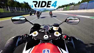 Ride 4 - FIRST PERSON POV GAMEPLAY - Yamaha R6 at MUGELLO