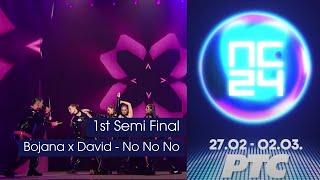 Bojana x David - No No No | Pesma Za Evroviziju '24 - Polufinale 1