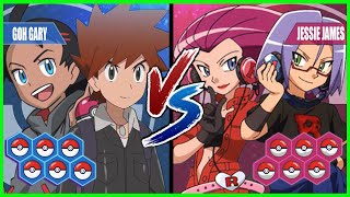 Pokemon Battle Pedia: Goh and Gary Vs Jessie and James