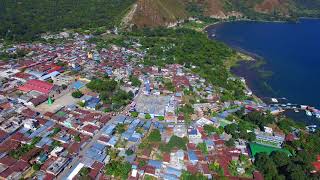 Lake Atitlan Guatemala via drone