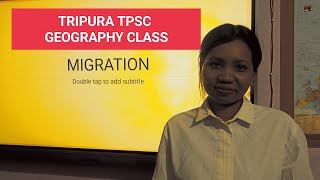 TPSC Geography Class | Topic- Migration I School Of Learning Agartala Coaching |