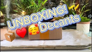 UNBOXING de decants da Lessini!