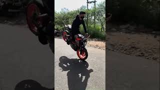 Rolling Stoppie || Duke 390 Stunts || Bike Stunts #stunt #bikestunt #viral