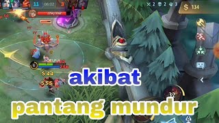 AKIBAT PANTANG MUNDUR HERO HANABI MOBILE LEGENDS