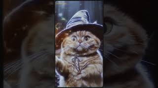 Cute Wizard Cat #meme #funny #cute