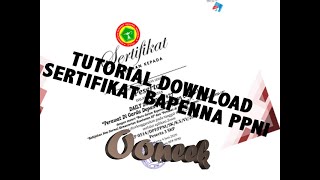 TUTORIAL DOWNLOAD SERTIFIKAT ZOOMINAR PPNI