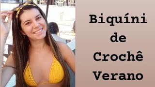 Biquíni de Crochê com Fio Verano