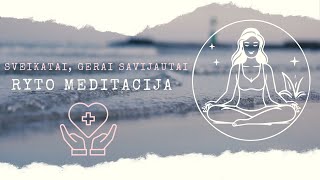 Gydanti Ryto Meditacija Sveikatai Ir Savijautai Su "Aš Esu" Afirmacijomis | Spindėk Iš Vidaus