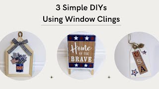 Simple DIY Decor Using Dollar Tree Window Clings