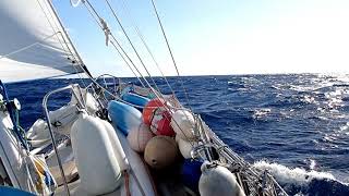 Sailing from Tuamotus to Marquesas, French Polynesia