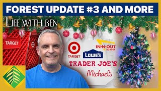 Christmas Forest 2023 Update #3 and More | Life with Ben 219