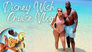 Disney Wish Cruise Vlog | pt.2 #disneycruiseline #disneywish #travelvlog #cruise