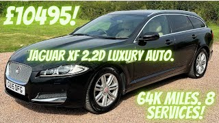 Jaguar XF 2.2d Luxury Sportbrake Auto. 8 Services! 64k miles!