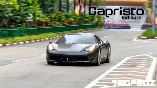 Ferrari 458 Spider w/ Capristo Exhaust! Insane Sounds!