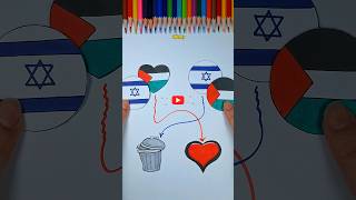 Pray 🤲 for Palestine 🇵🇸 🌹✨ #flag #palestine #art #drawing #israel #viral #shorts