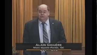 Alain Giguère, député NPD : Déclaration du 19 septembre 2012 Paccar Ste-Thérèse