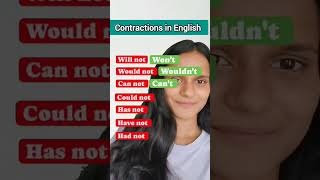 Constractions in English