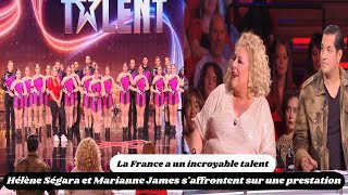 La France a un incroyable talent : Hélène Ségara et Marianne James s'affrontent sur une prestation