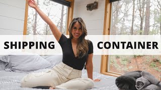 Shipping Container Tour | Airbnb Tiny Home