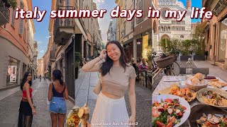 ITALY SUMMER travel vlog 2023! a day living my dream life in italy: euro girl summer in italy 💌