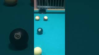 let the object ball jump a bit. #pool #8ball #billiard