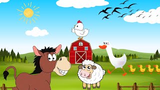 Farm Animals Song - Animals Sounds Song