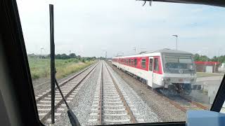 Führerstandsmitfahrt Bredstedt - Niebüll BR 628