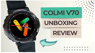 COLMI V70 - Smartwatch LANÇAMENTO - Tela AMOLED Com AOD e BATERIA De 410MAH - UNBOXING e REVIEW!