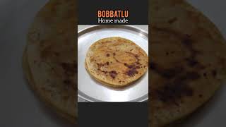 Bobbatlu home made 🤤👌 || #inshort #bobbatlu #inshort #homemade #youtubeshort