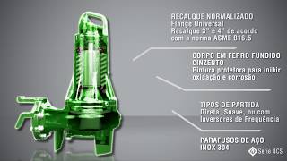 Motobomba Centrífuga Submersível Série BCS - Minas Motores Elétricos - Barbacena - MG