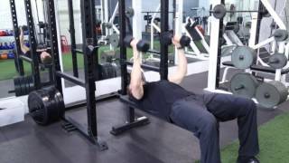 Neutral Grip Flat Dumbbell Bench Press