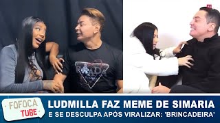 Ludmilla se desculpa após recriar meme de Simaria: 'Não é brincadeira'