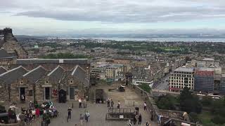 Edinburgh Skyline from the Castle