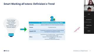 Smart Working da e verso l'estero: obblighi fiscali e previdenziali del datore di lavoro (7/5/2024)