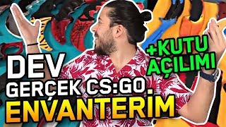 🔫 GERÇEK HAYAT CS:GO ENVANTERİM (Bütün Bıçaklar) + Kasa Açılımı UNLOST