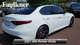 Used 2021 Alfa Romeo Giulia Ti Sport, Willow Grove, PA M7648576